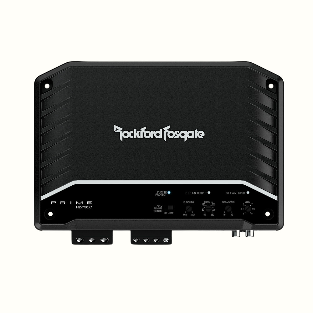 Rockford Fosgate R2-750X1 Prime Series mono subwoofer amplifier